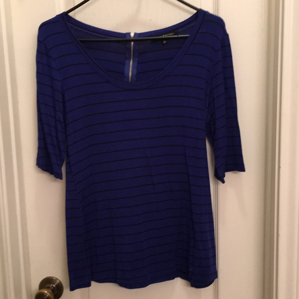 Green Envelope Striped jersey top size L